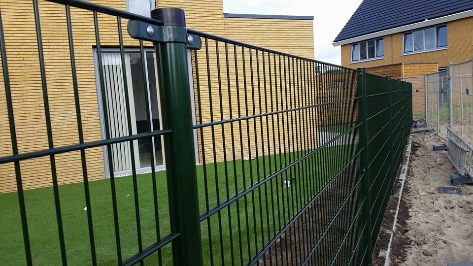 Dubbelstaafmat 6-5-6 ronde staanders gecoat